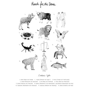 "Reach for the Stars" Astrology Print