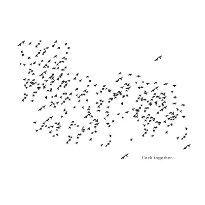 "Flock Together" Print